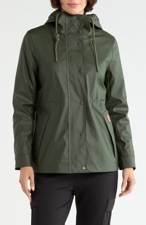 Abbey Short Rubberized Rain Jacket