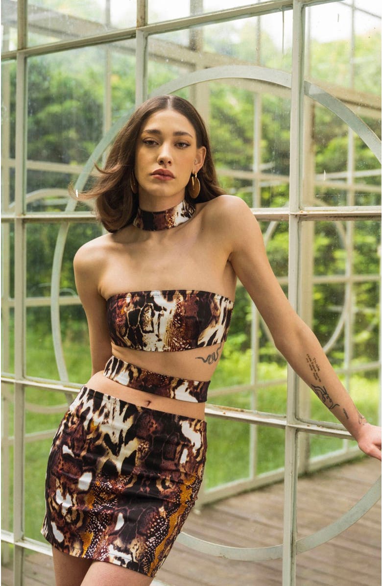 Maeve Exotic Roar Dress, Alternate, color, Multicolour