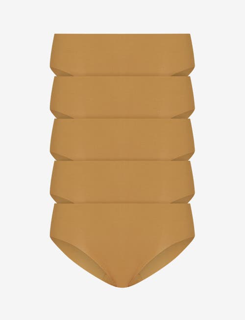 Commando Classic Solid Bikini 5-pack In Caramel