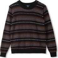 Hatley Kate Textured Stripe Crewneck Sweater