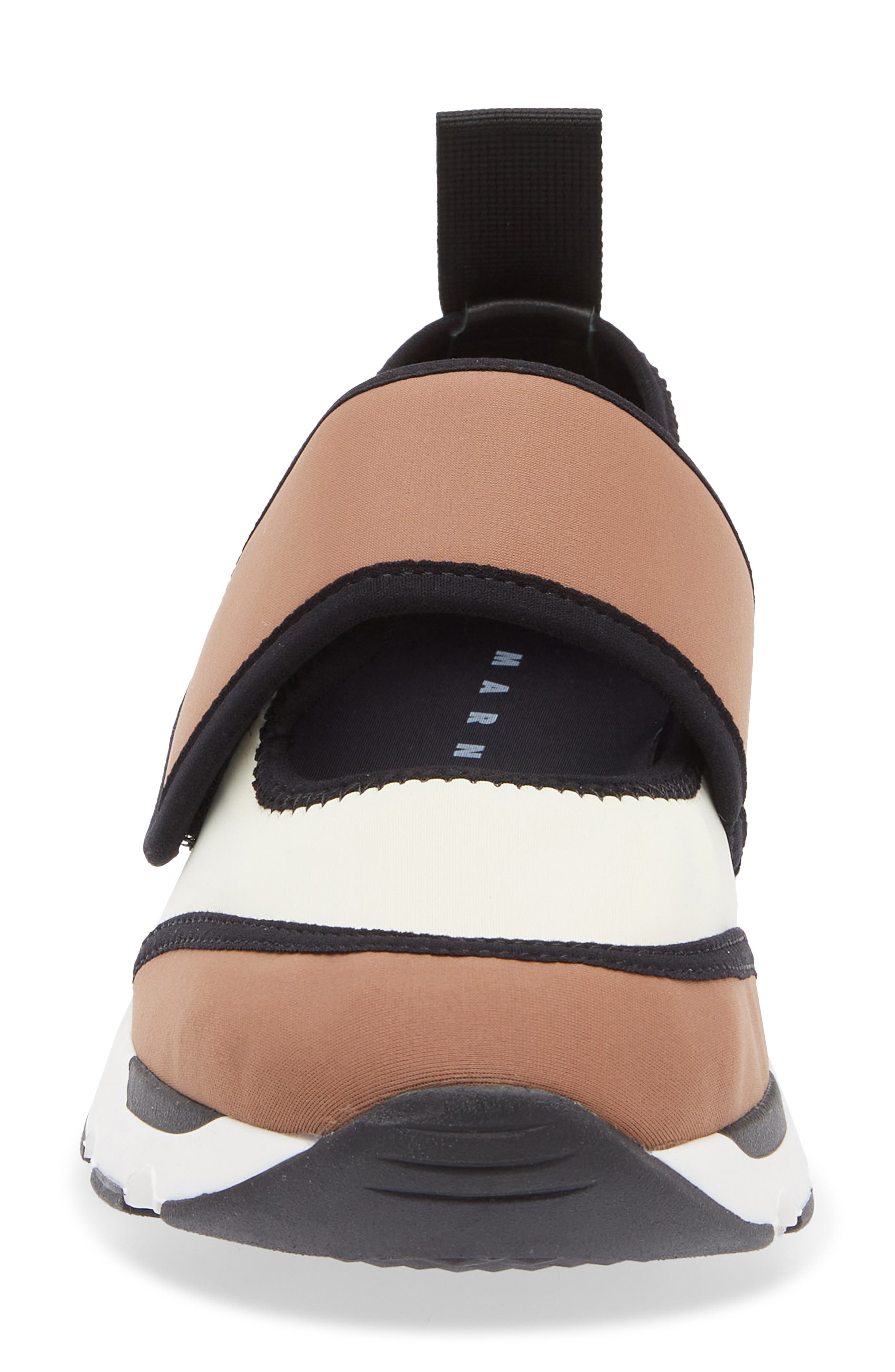 Marni Mary Jane Sneaker, Alternate, color, Beige