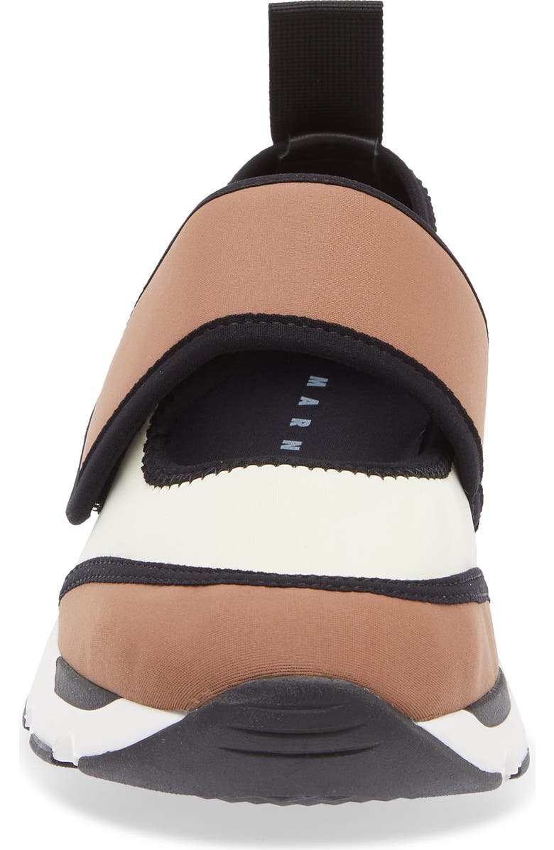 Marni Mary Jane Sneaker, Alternate, color, Beige