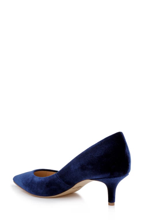 Jewel Badgley Mischka Enola Pointed Toe Kitten Heel Pump