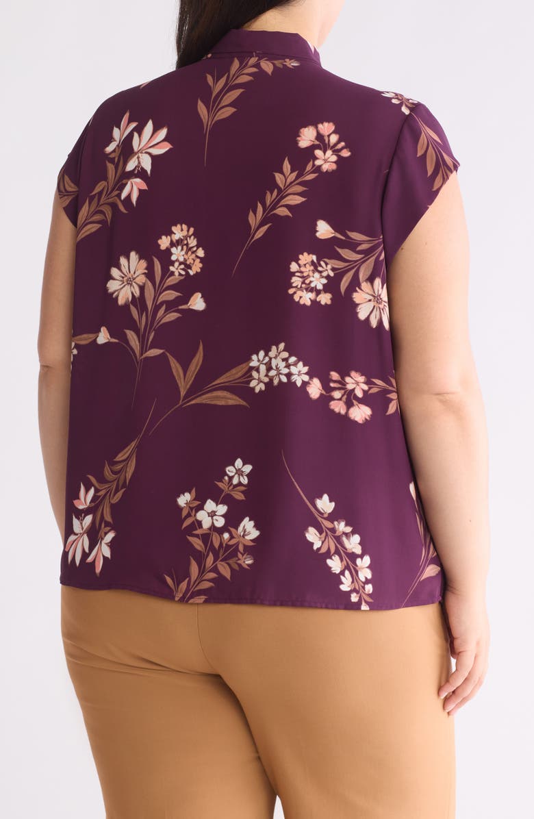 Calvin Klein Floral Button-Up Shirt, Alternate, color, 