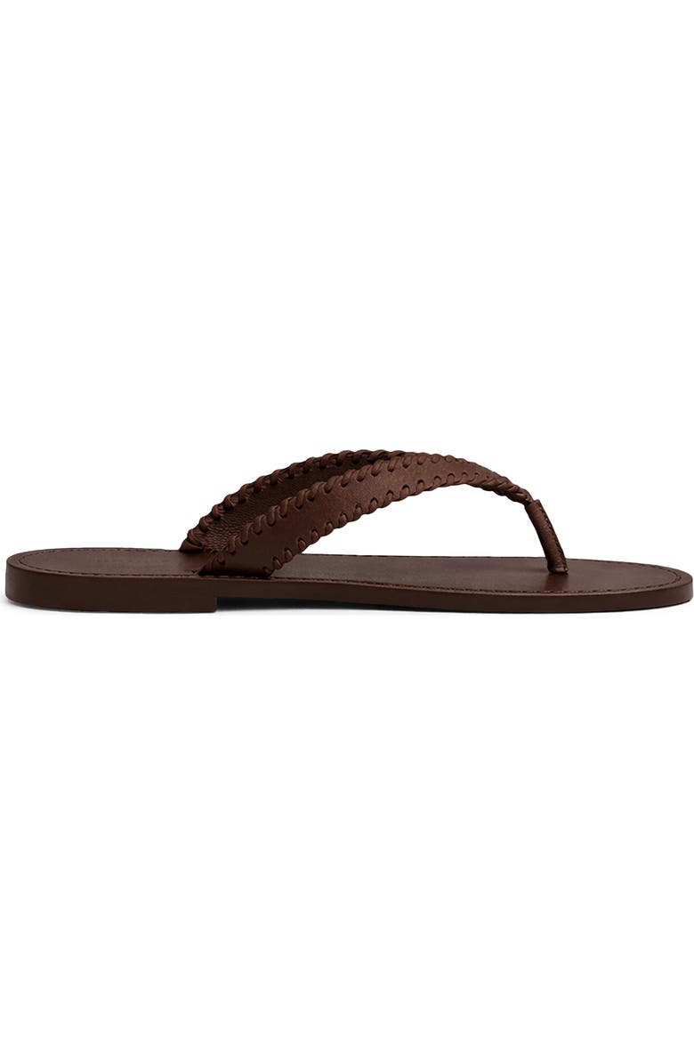 Cinq à Sept Jessica Flip Flop, Alternate, color, Chocolate