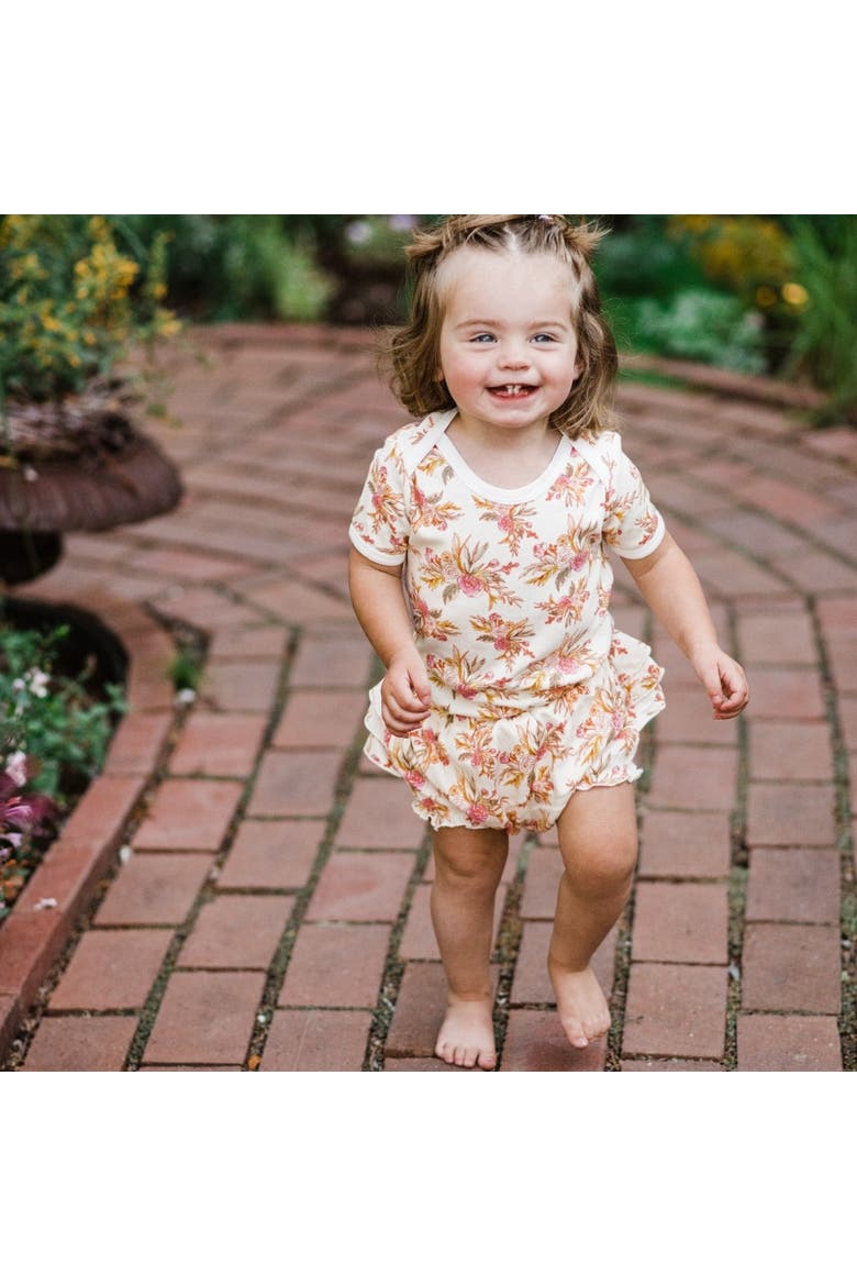 Organic Cotton One Piece, Alternate, color, Vintage Floral