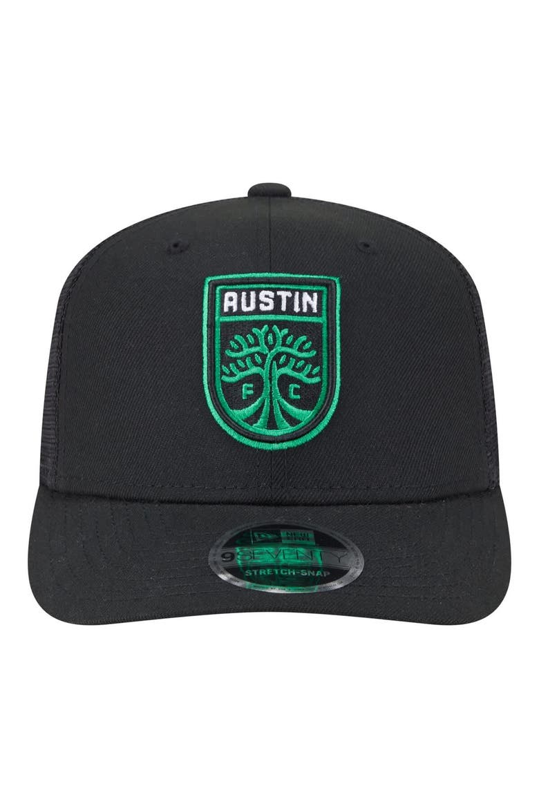 Men's New Era  Black Austin FC Jersey Hook 9SEVENTY Adjustable Hat, Alternate, color, Black