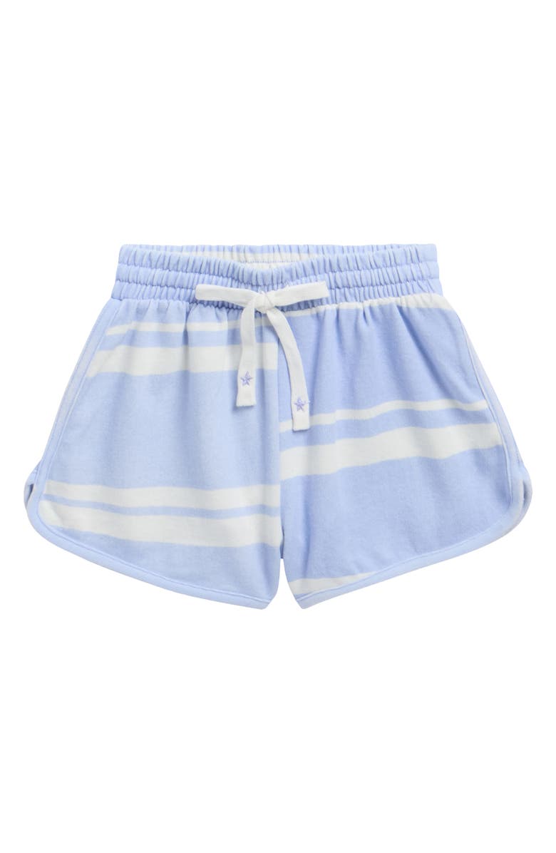 Splendid Kids' Zuma Beach Shorts, Main, color, White/ Chicory