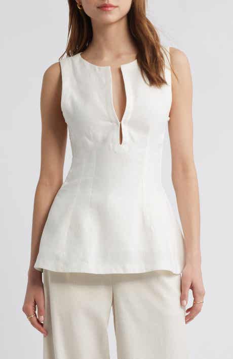 Faithfull the Brand Melia Sleeveless Linen Top