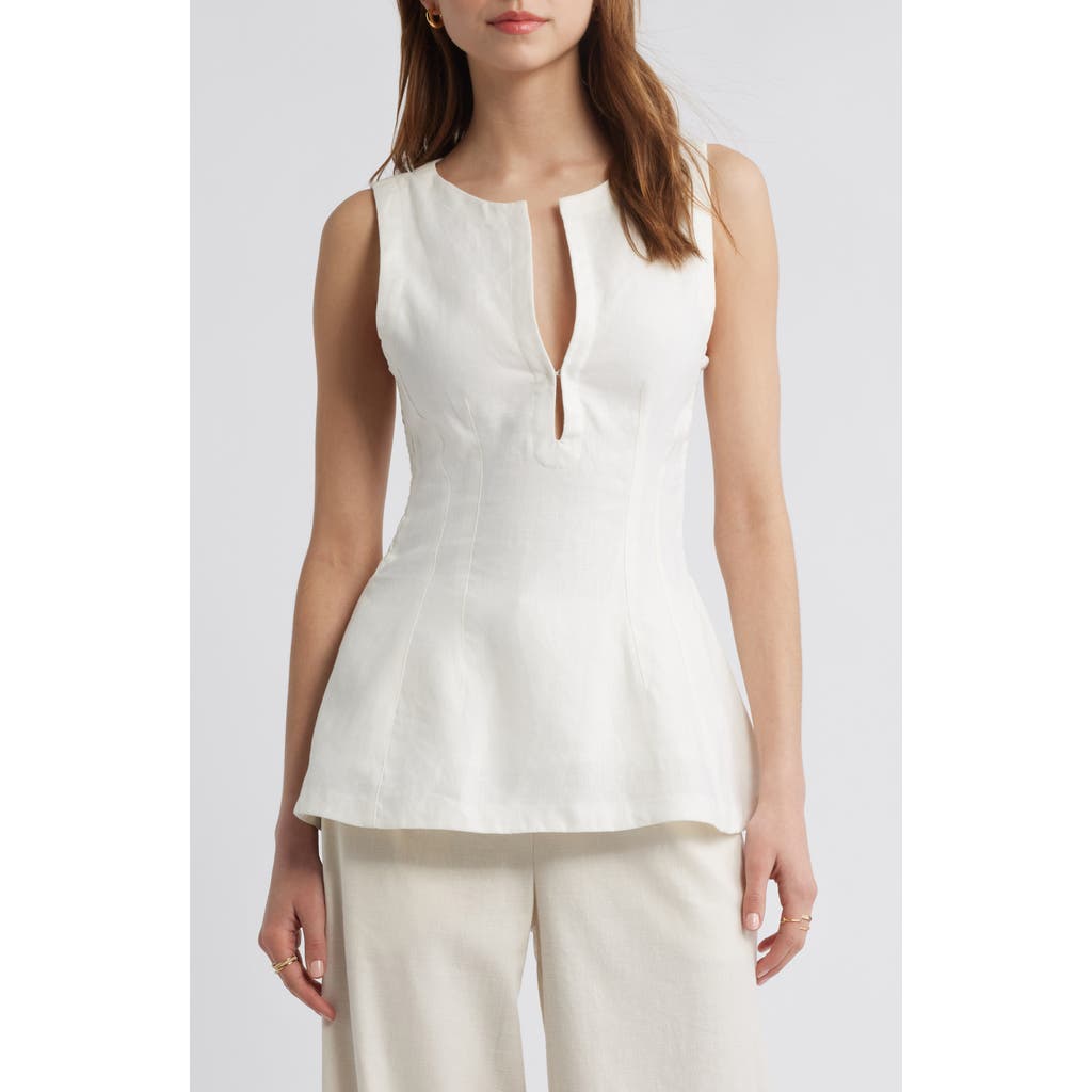 Faithfull The Brand Melia Sleeveless Linen Top
