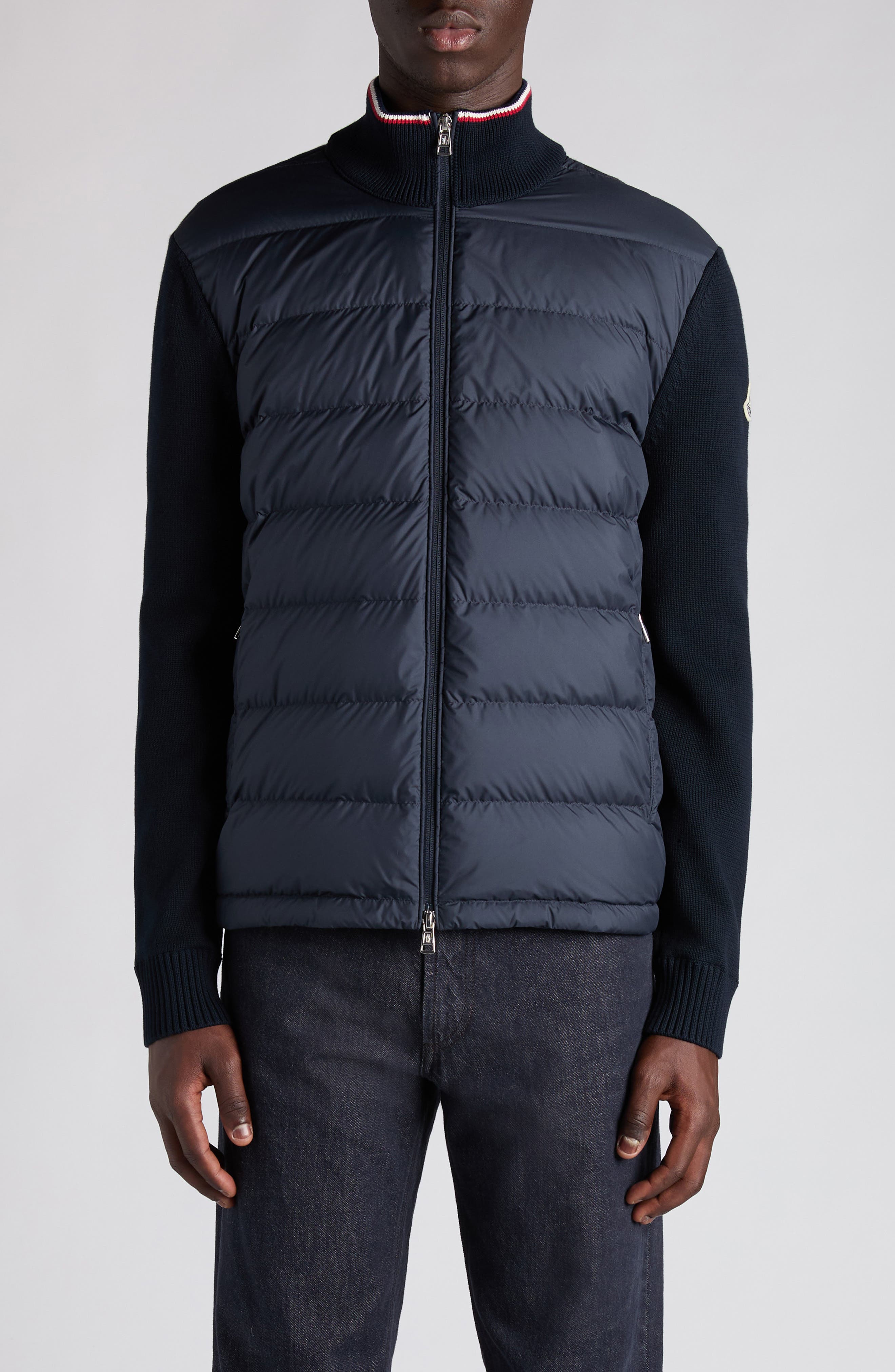 Padded Zip Cardigan