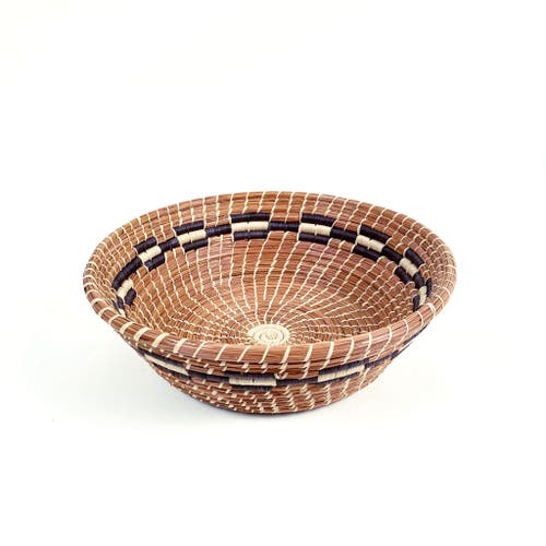 Mayan Hands Bernarda Basket In Brown