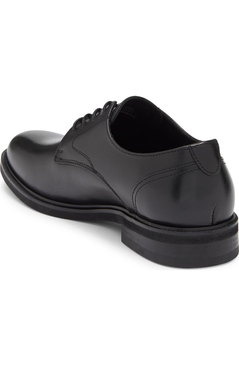 NORDSTROM RACK Reid Plain Toe Derby, Alternate, color, Black Leather