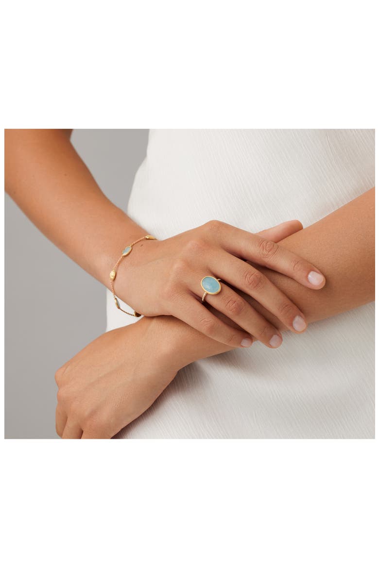 Siviglia Aquamarine Ring, Alternate, color, YELLOW GOLD