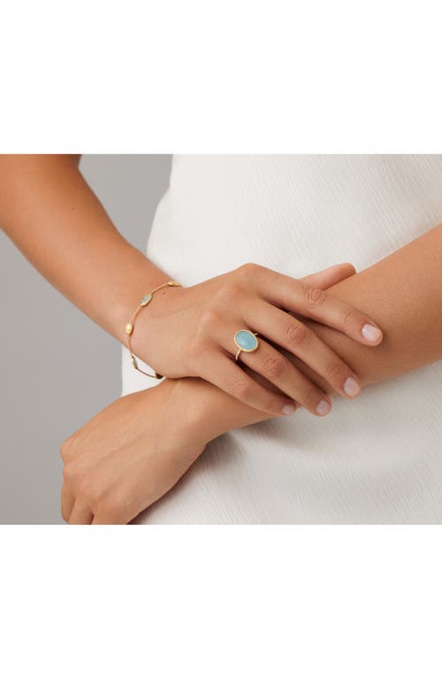 Marco Bicego Siviglia Aquamarine Ring In Yellow Gold