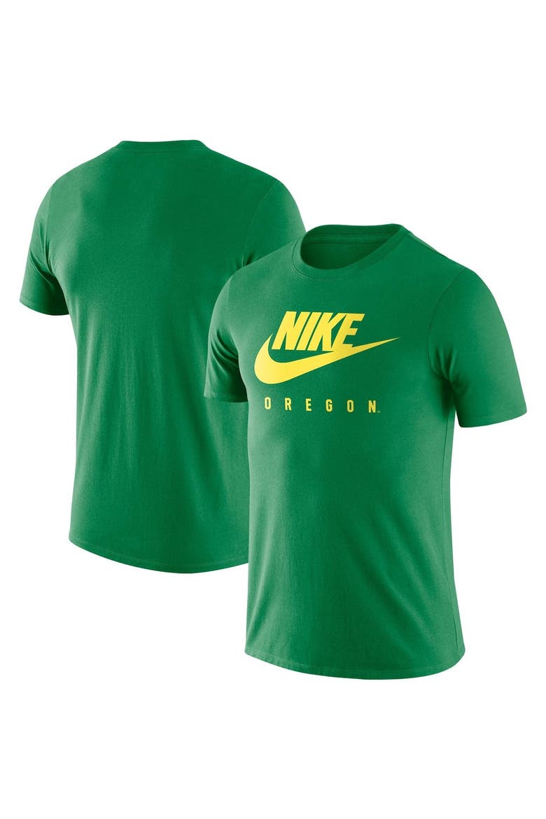 Men's Nike Green Oregon Ducks Essential Futura T-Shirt, Main, color, Green