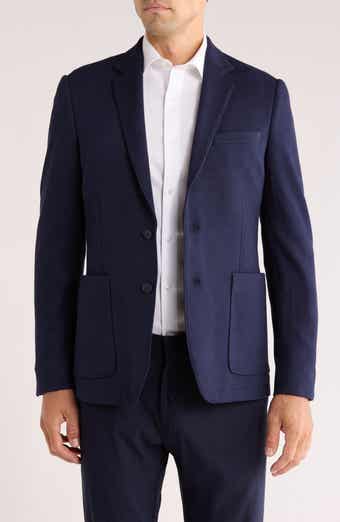 NORDSTROM RACK Shadow Plaid Knit Sport Coat