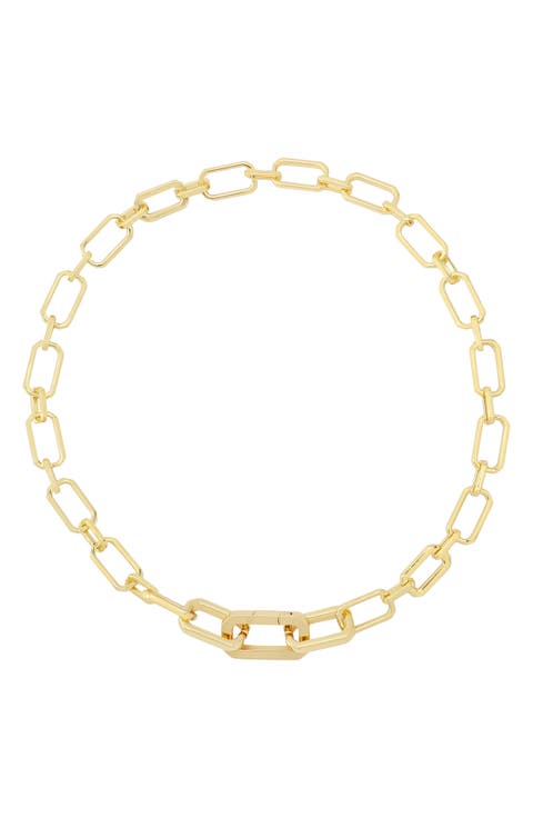 Hex Link Collar Necklace