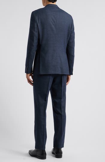 Huge Plaid Stretch Wool Suit