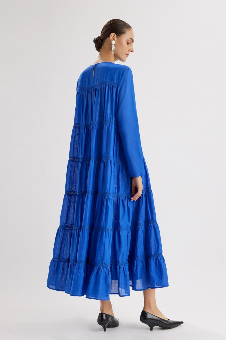 Maida Dress, Alternate, color, Ultramarine