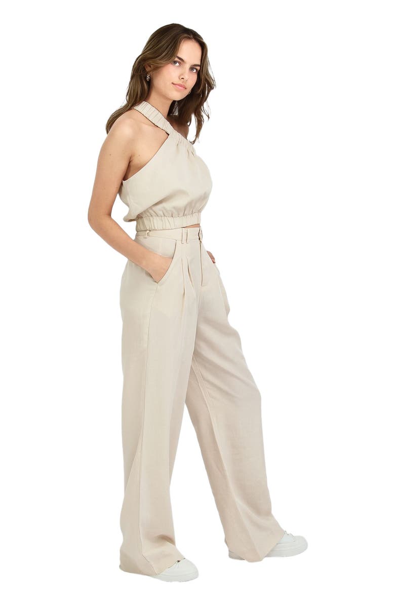Belle & Bloom State of Play Wide Leg Pant, Alternate, color, Sand