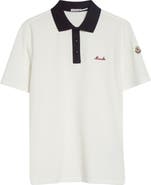 Moncler Logo Patch Cotton Piqué Polo