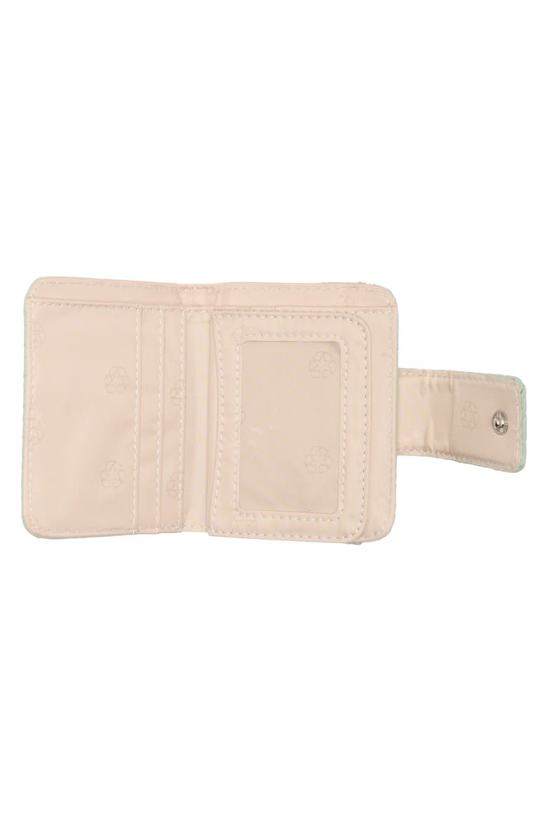 Pixie Woven Snap Bifold Wallet, Alternate, color, THYME WOVEN