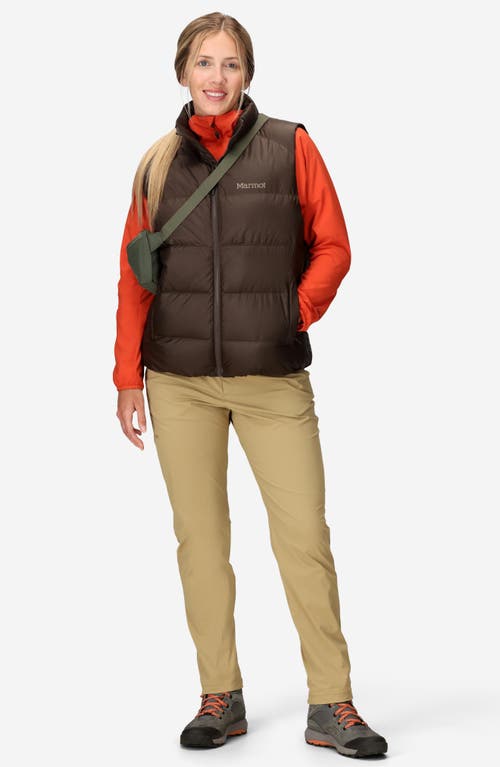 Marmot Guides 700 Fill Power Down Water Repellent Vest In Brown