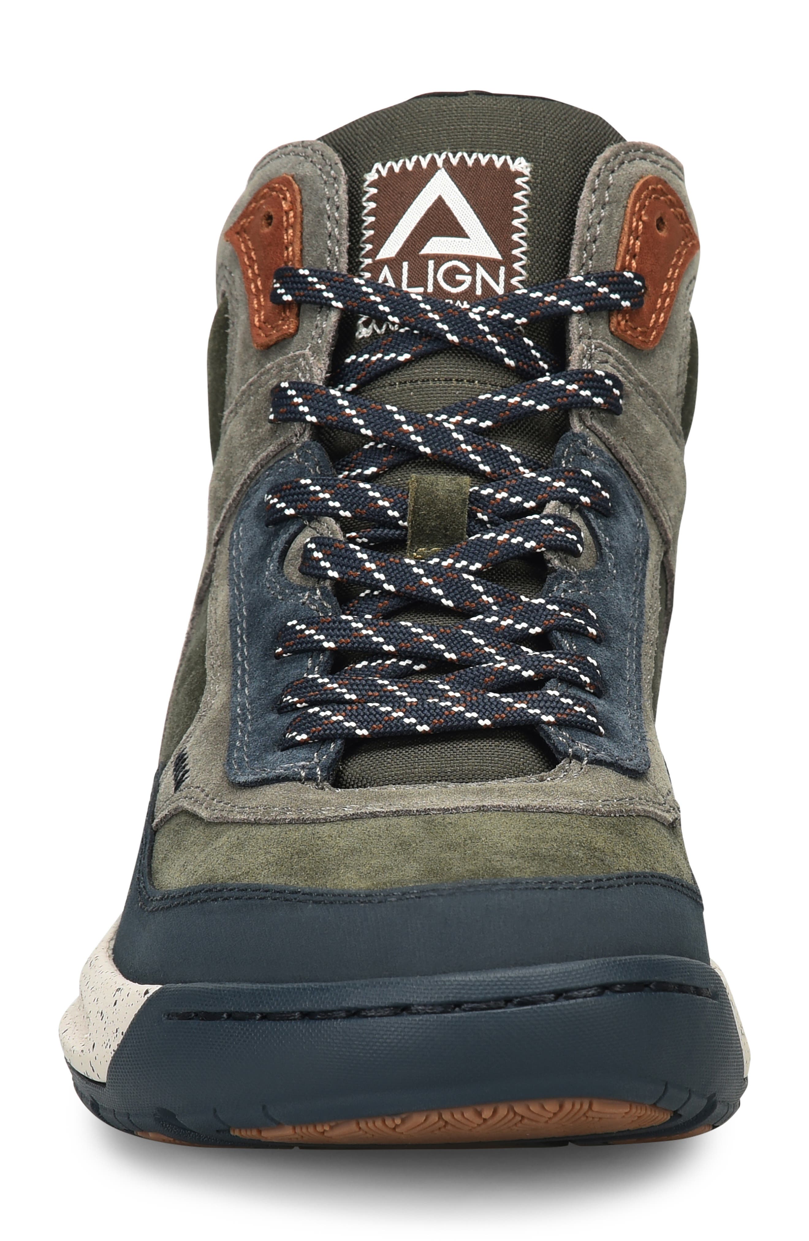 Align Enzo High Top Sneaker, Alternate, color, Pine/ Navy
