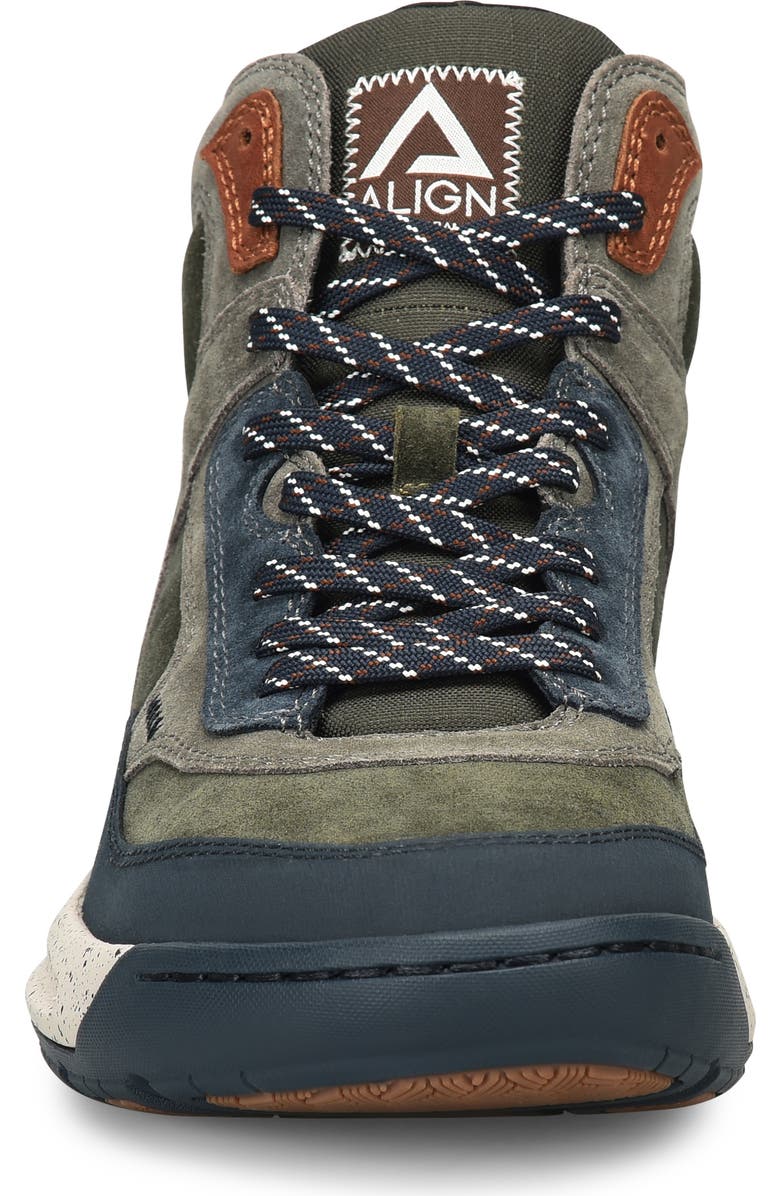 Align Enzo High Top Sneaker, Alternate, color, Pine/ Navy