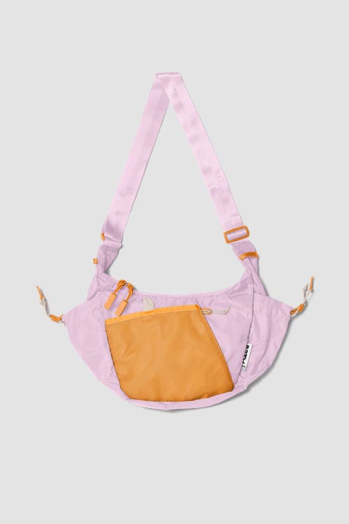 Baboon to the Moon Crescent Crossbody Bag in Helio 