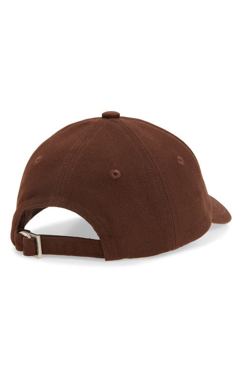 Jacquemus La Casquette Gadjo Baseball Cap In Brown