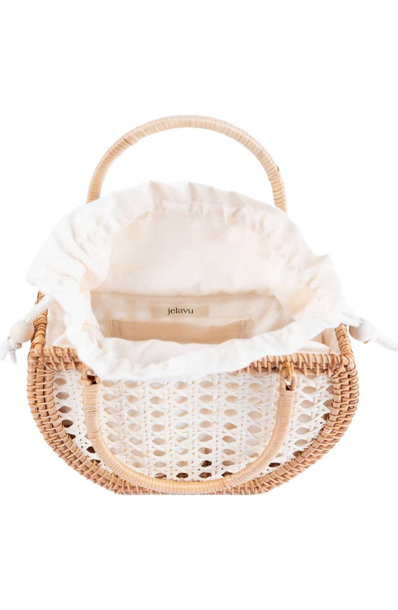 Jelavu Amelia Small Satchel Bag, Alternate, color, Natural