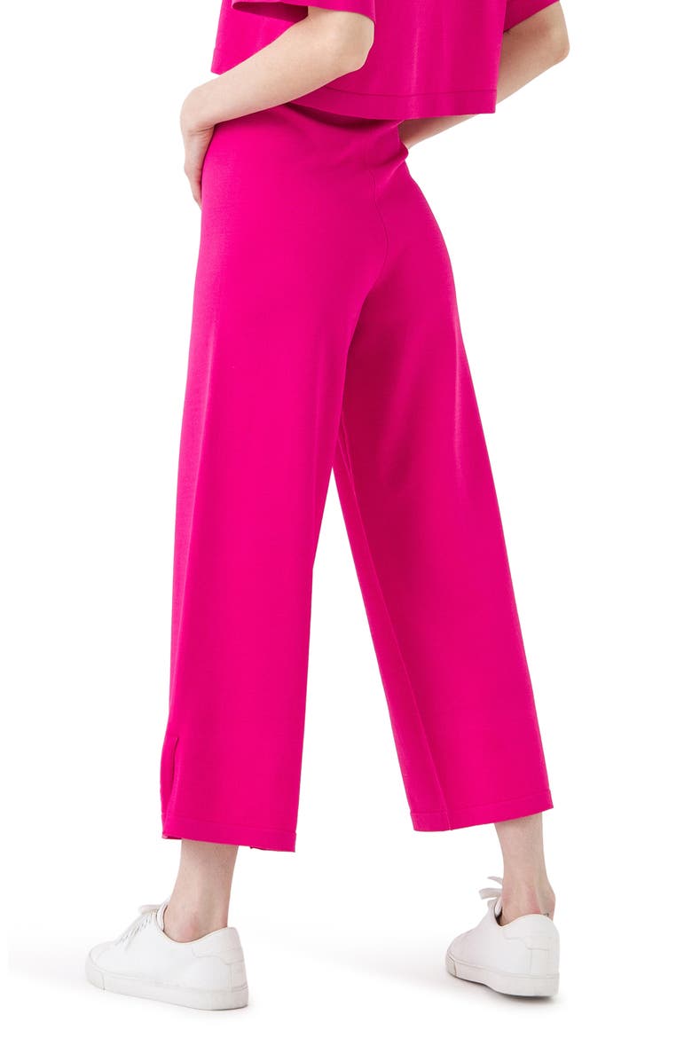 Loungewear Knit Pants, Alternate, color, MAGENTA