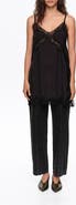 BIMBA Y LOLA Straight Cropped Denim Trousers
