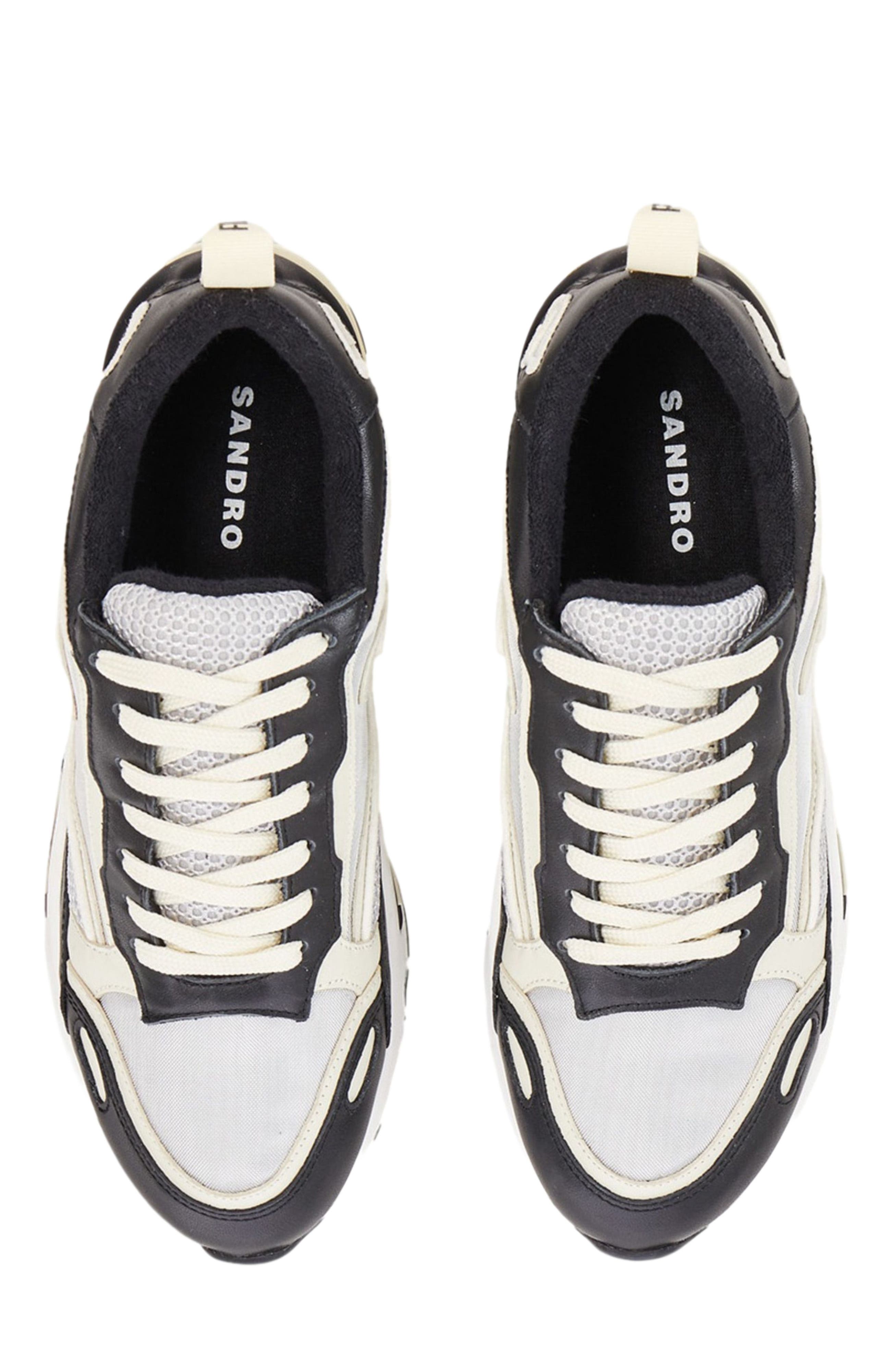 SANDRO Flame sneakers, Alternate, color, 