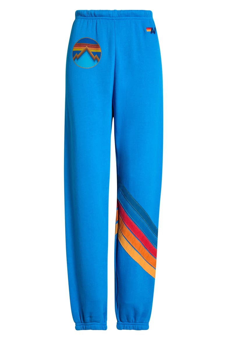 All Seasons Circle Chevron Sweatpants, Alternate, color, ADVENTURE BLUE