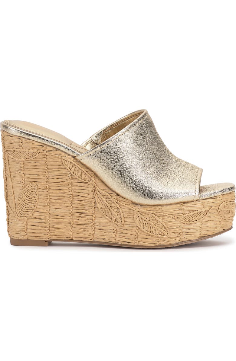 Vince Camuto Etta Platform Wedge Sandal, Alternate, color, Egyptian Gold