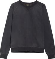 Double RL Cotton & Wool French Terry Crewneck Sweatshirt