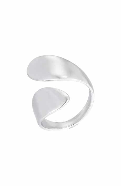 Adornia Stainless Steel Bypass Ring
