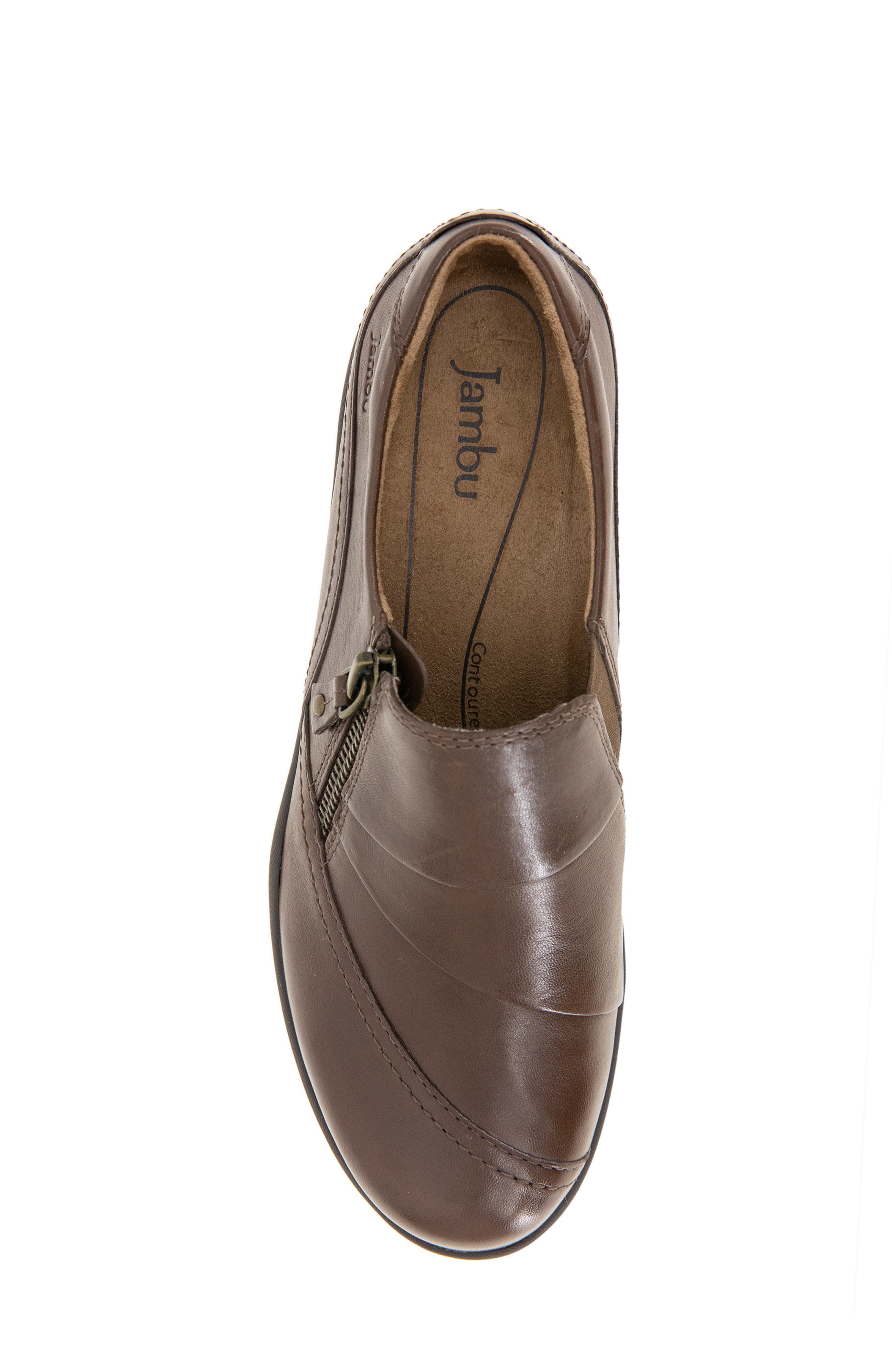 Thea Casual Moc Shoe, Alternate, color, DARK BROWN