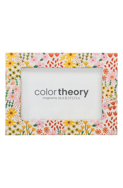 Mariposa Botanical & Meadow 4 X 6-inch Picture Frame In Pink