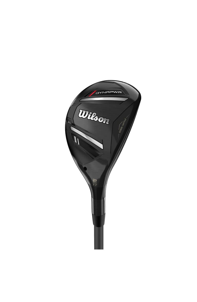 WILSON Dynapower Right Hand Mens Hybrids - 4 / Tt Denali Red / Stiff, Main, color, Black