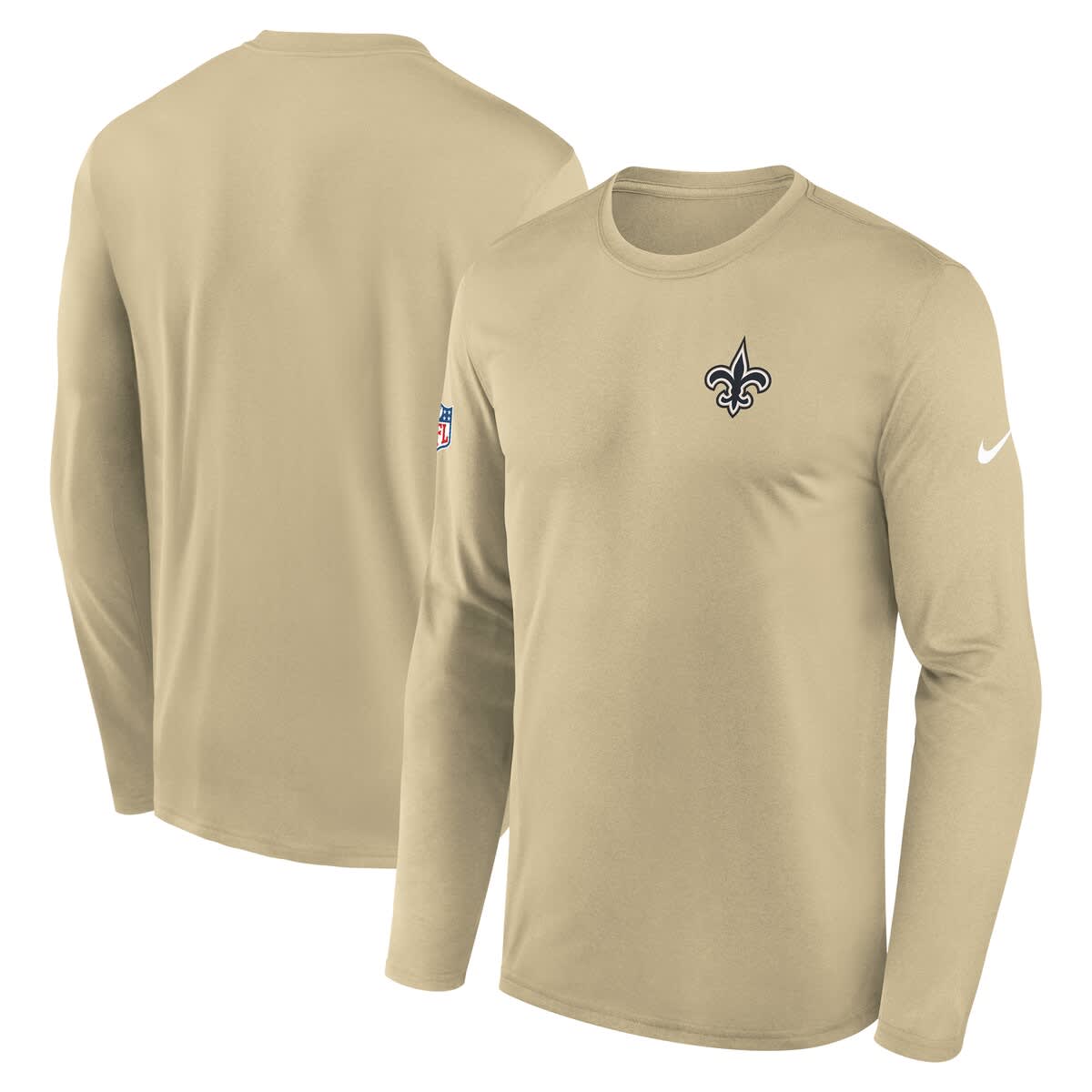gold nike long sleeve shirt