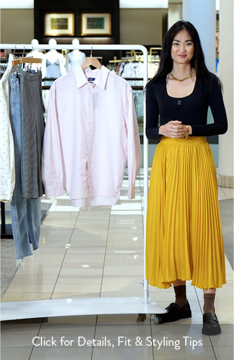 End-On-End Oversize Fit Cotton Shirt, sales video thumbnail