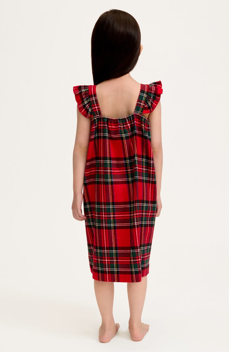 Petite Plume Kids' Clara Sleeveless Nightgown, Alternate, color, Red