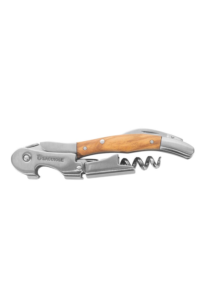 Olive Wood Corkscrew, Main, color, WOOD