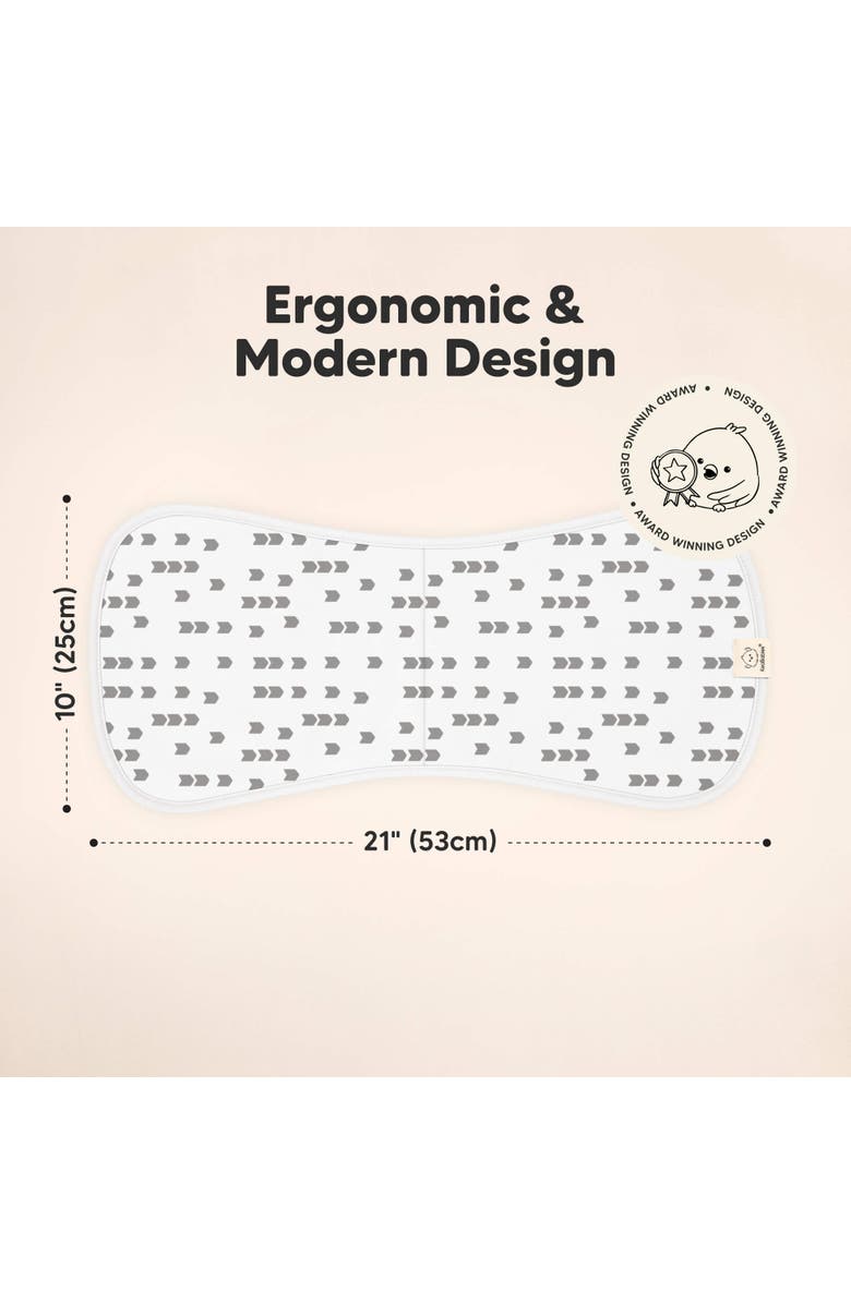 KeaBabies Baby Burp Cloths, Alternate, color, Crossroads