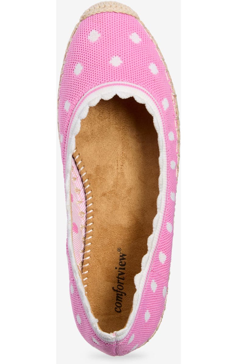 Comfortview The Franny Slip On Flat, Alternate, color, Mauve Dot