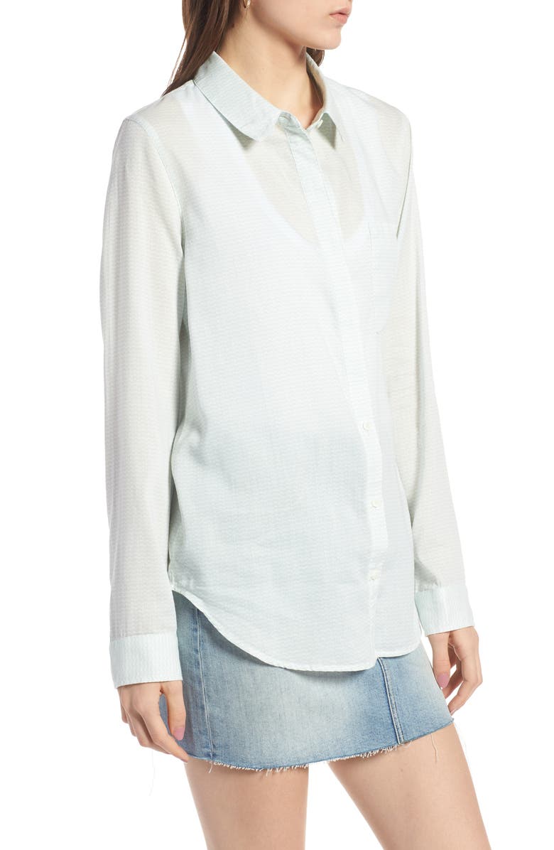 Treasure & Bond Drapey Classic Shirt, Alternate, color,
